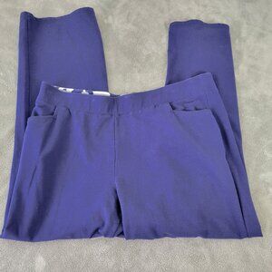 Denim Co XL Blue Jogger Pants Pull-On Elastic Waist Pockets BLU240E